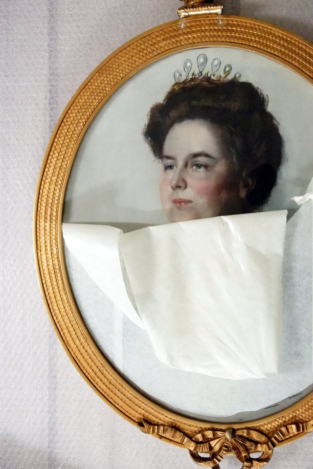 Portret Wilhelmina by Thérèse Schwartze