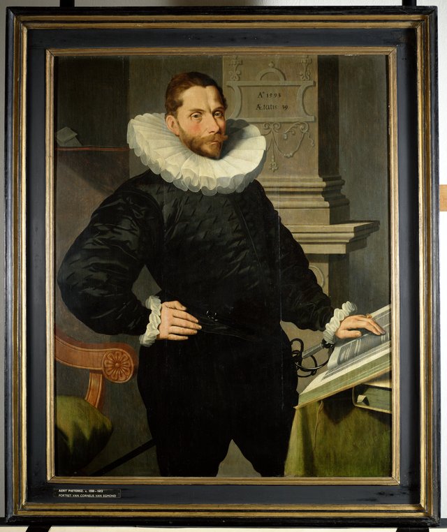 Portrait of Cornelis Basgen Jansz. van Egmond van der Nyenburgh (1553-1606) by Aert Pietersz