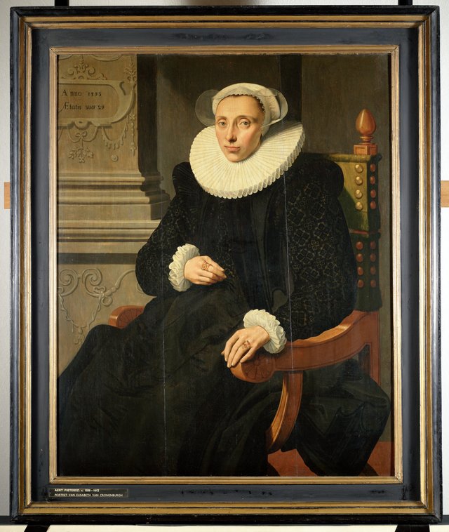 Portrait of Elisabeth van Cronenburgh by Aert Pietersz