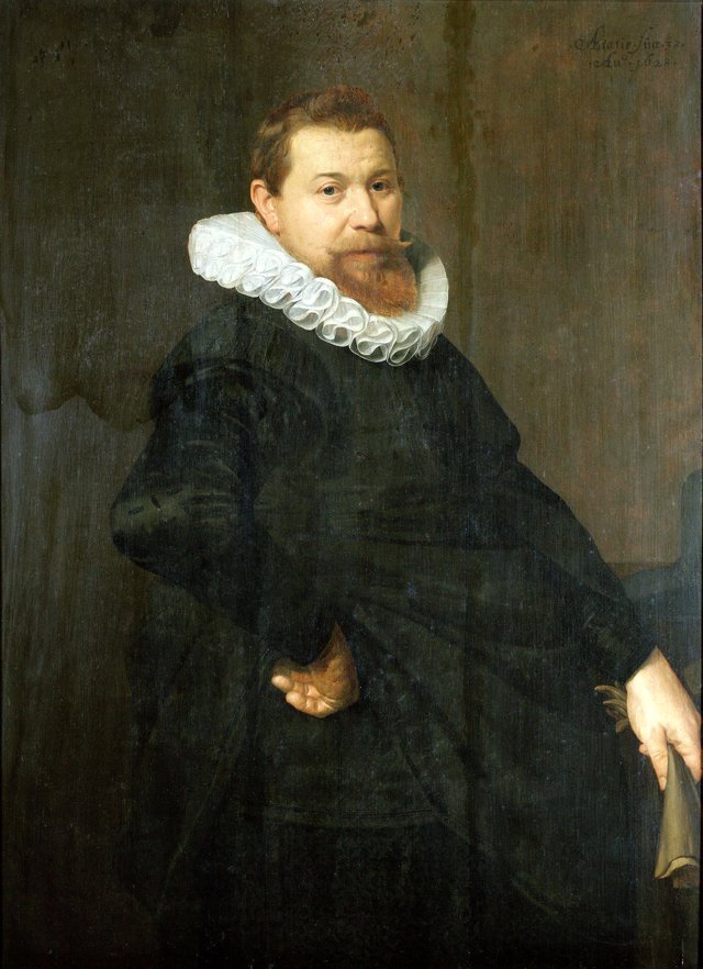 Portrait of a man, called Jan van Foreest (1586-1651) by Nicolaes Eliaszoon Pickenoy