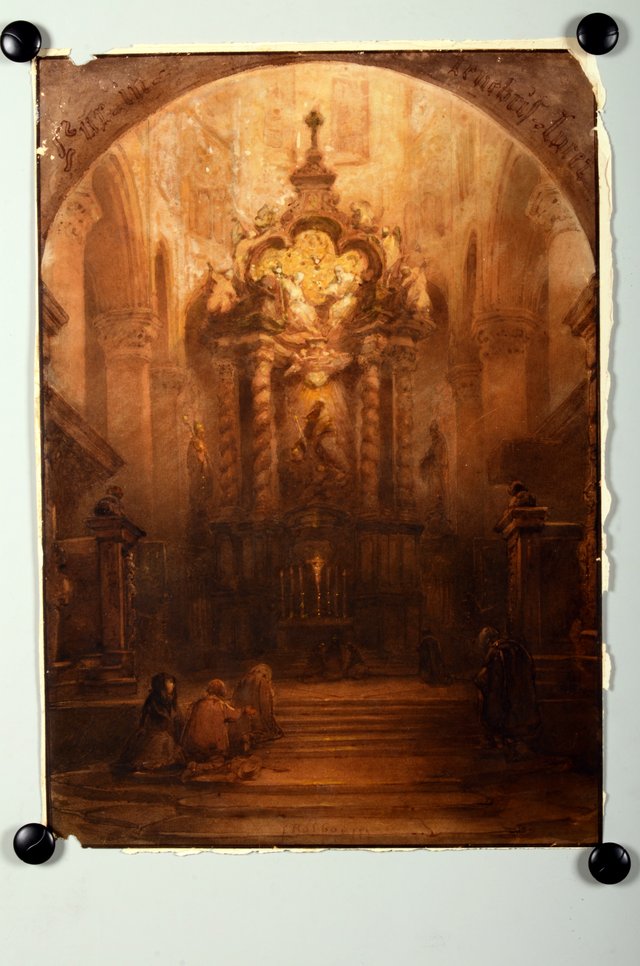 Lux in Tenebris Lucet by Johannes Bosboom
