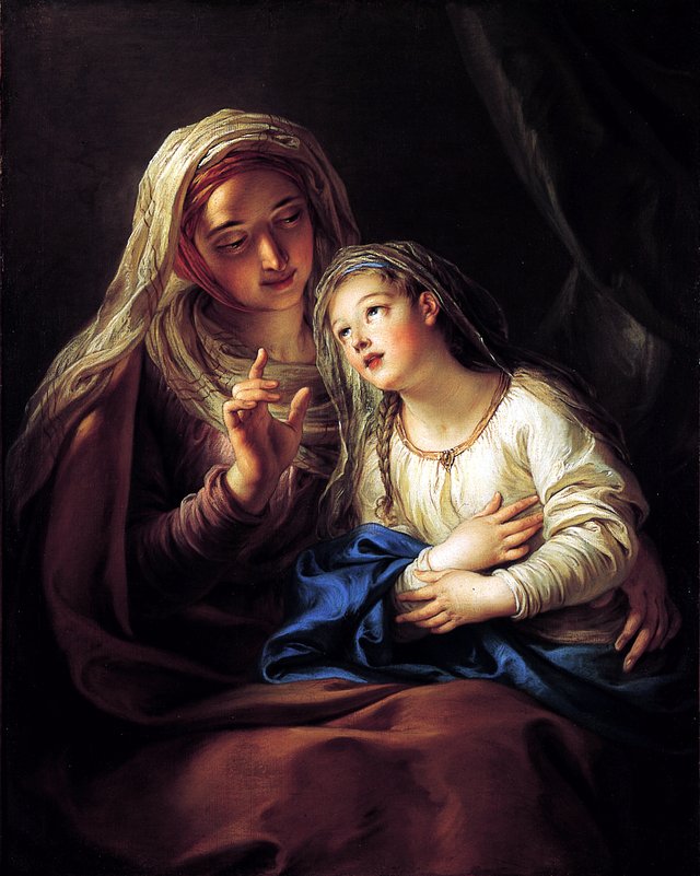 The Education of the Virgin Mary by Charles-Antoine Coypel