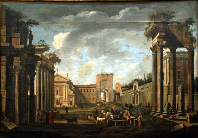 Rindermarkt by Viviano Codazzi
