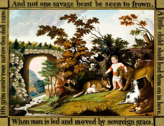 Peaceable Kingdom of the Branch by Edward Hicks