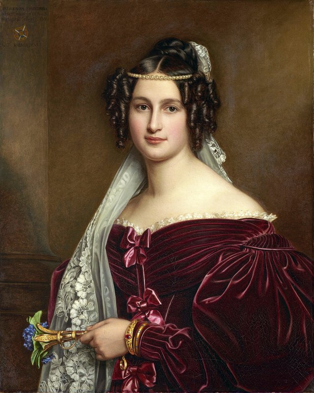 Porträt der Crescentia Bourgin by Joseph Karl Stieler