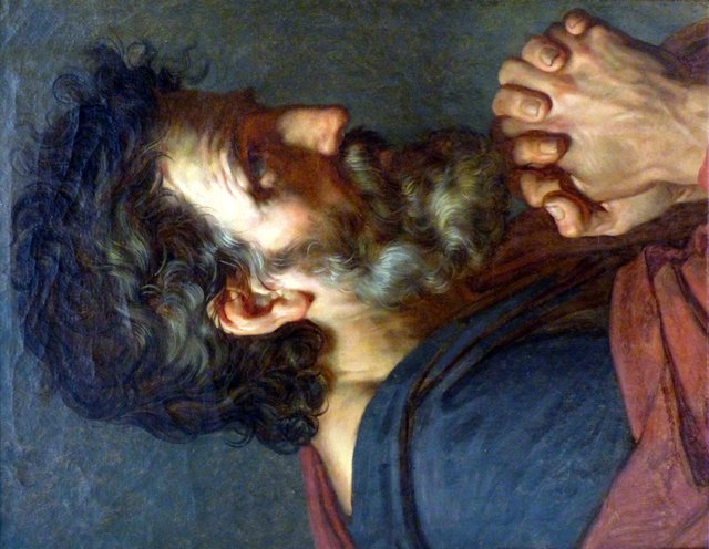 Étude de vieillard by François-Xavier Fabre