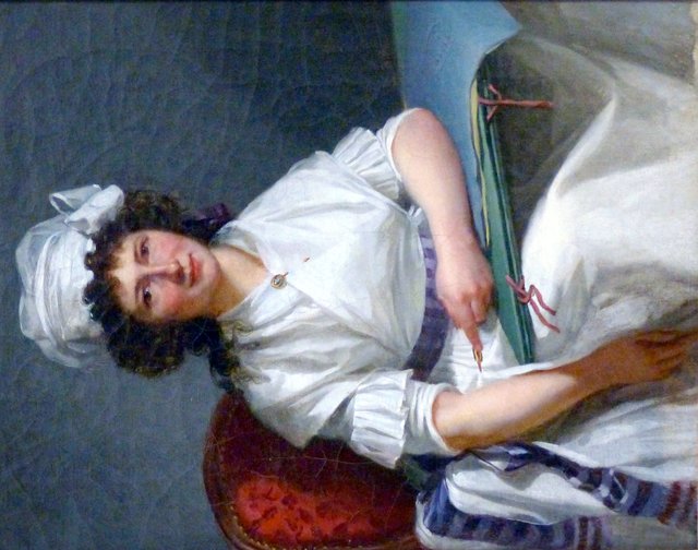 Portrait d'une jeune dessinatrice by François-Xavier Fabre