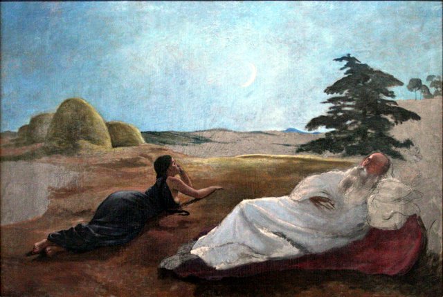 Ruth et Booz by Frédéric Bazille