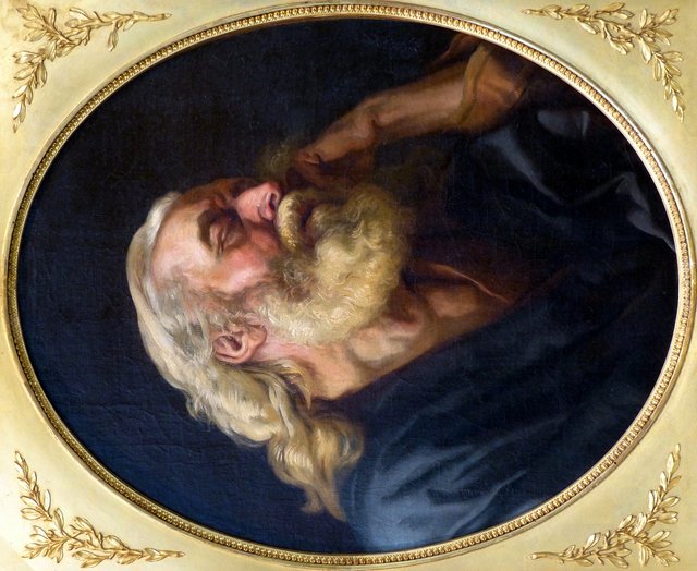 Vieillard endormi by Joseph-Marie Vien
