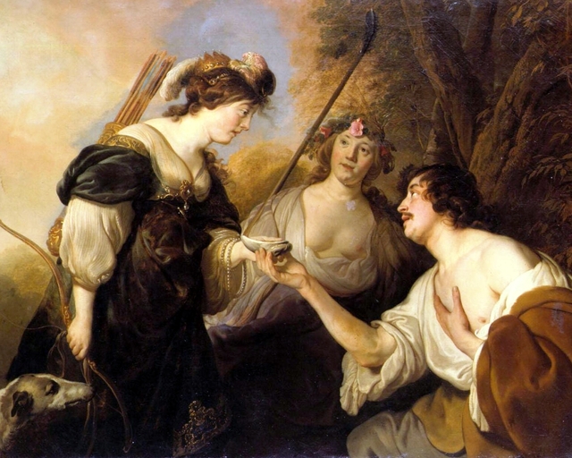 Granida and Daifilo by Jacob Adriaensz Backer