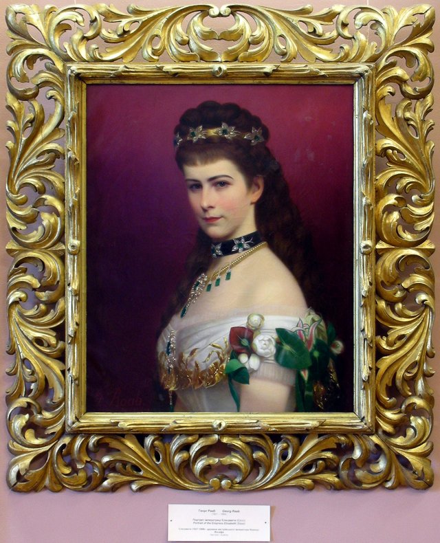 Portrait of the Empress Elizabeth by Georg Raab