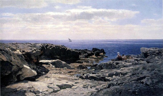 Mediterranean Shore by Eugen Dücker