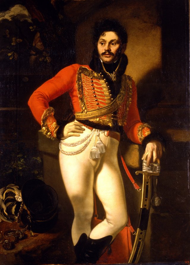 Portrait of Life Guard Colonel Yevgraf Davydov by Orest Kiprensky