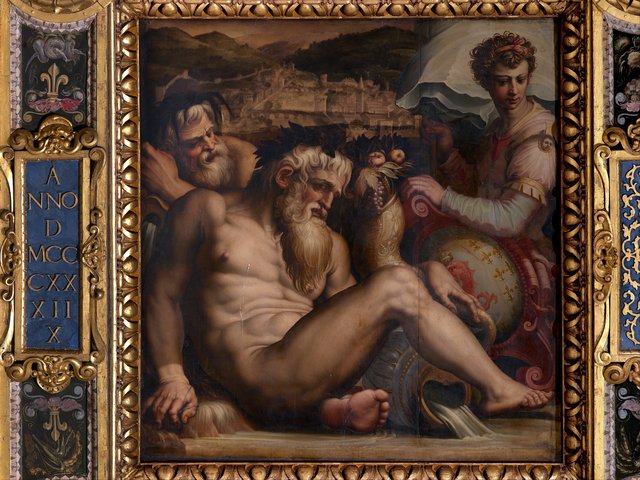 Allegorie von Pescia by Giorgio Vasari