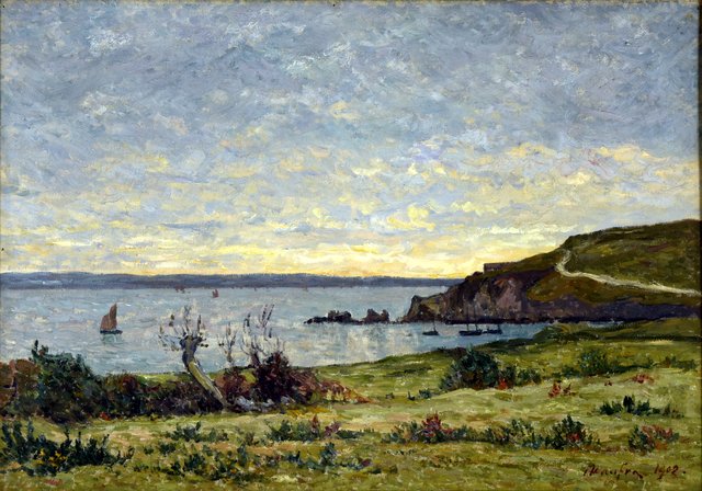 La pointe de Cador (à Morgat) by Maxime Maufra