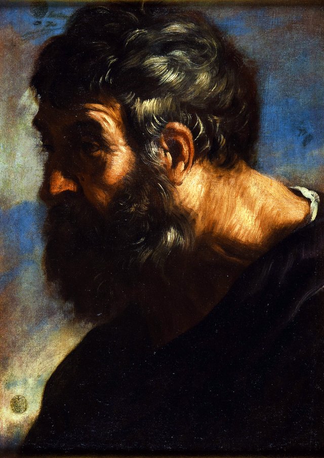 Tête d'homme by Pier Francesco Mola