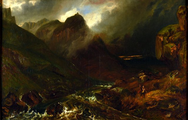 Le Val d'Enfer au pied du Sancy by Paul Huet