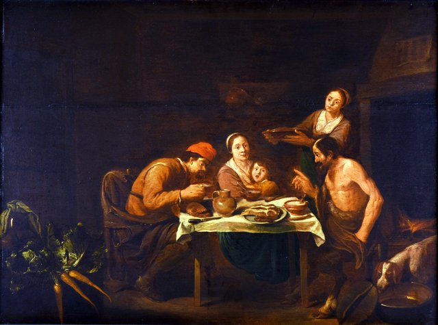 Le Satyre et les paysans by David Ryckaert III
