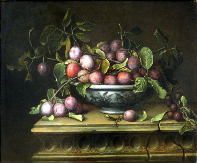 Still Life with Plums by Pierre Dupuis