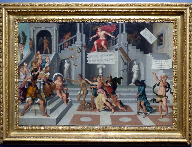 Allégorie du gouvernement de la Fortune by Giovanni Battista Moroni