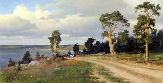 Landscape (1884) by Eero Järnefelt
