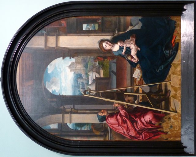 St Luke Painting the Virgin by Pieter Coecke van Aelst