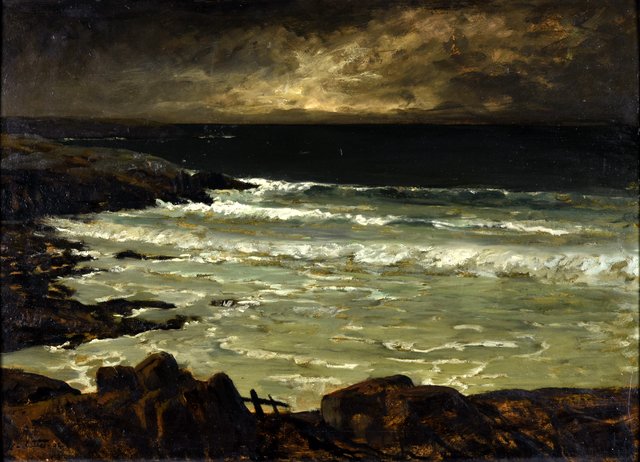 Temps d'orage sur la mer by Charles Cottet