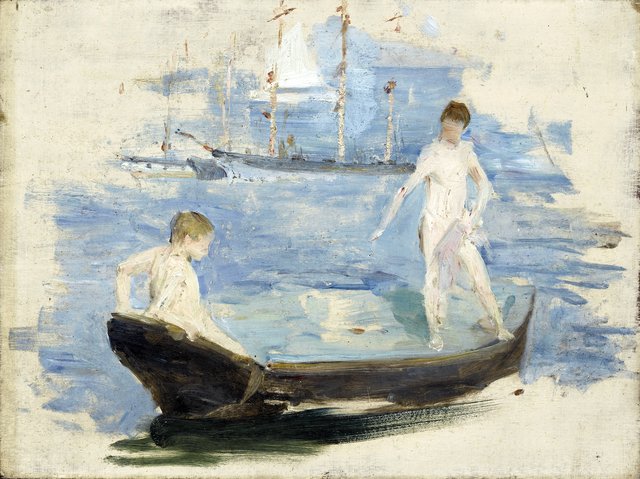 Preliminary Sketch for „August Blue“ by Henry Scott Tuke