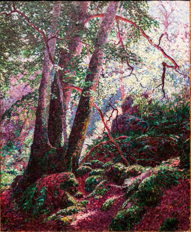 Rocks at Vignage, Forest of Écouves by Georges Lacombe