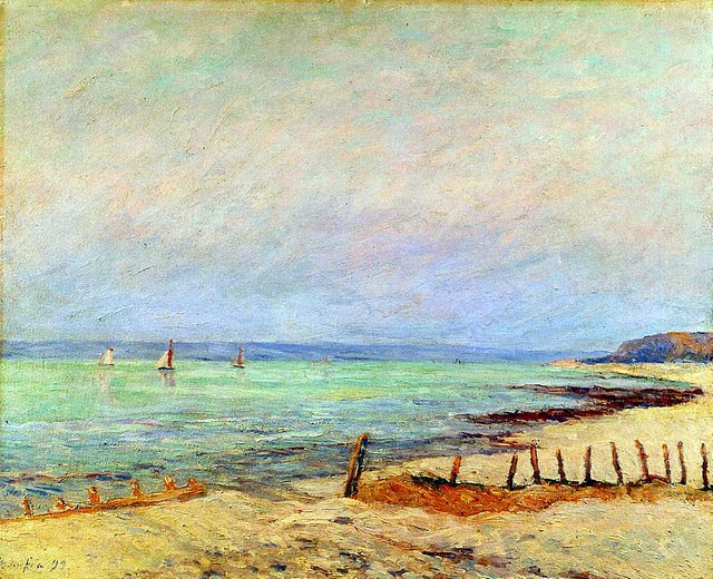 Voiliers en Baie de Seine by Maxime Maufra