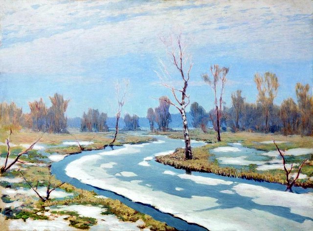 Early spring by Arkhip Kuindzhi