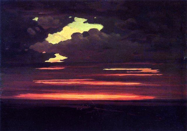 Sunset by Arkhip Kuindzhi