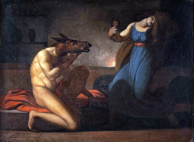 Metamorphosis of Lucius (The Golden Ass). by C.F. Høyer