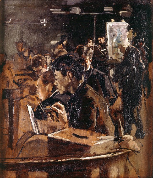 Clase de dibujo by Ignacio Pinazo Camarlench