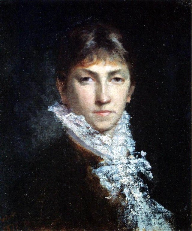 Maria Wiik self-portrait by Maria Wiik