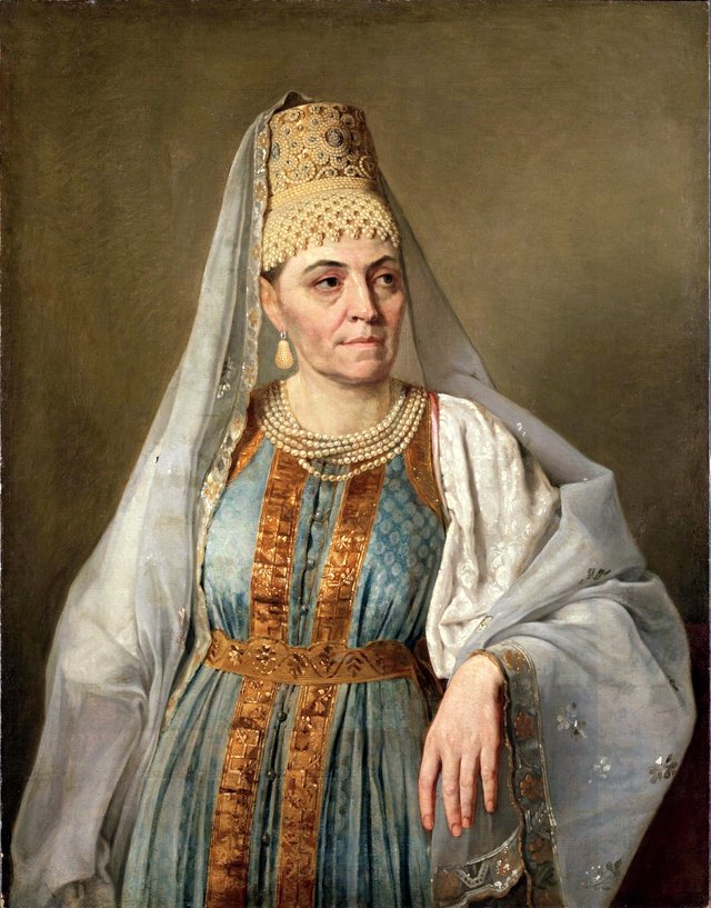 Wife Marfa by A.Venetsianov (c. by Alexey Venetsianov
