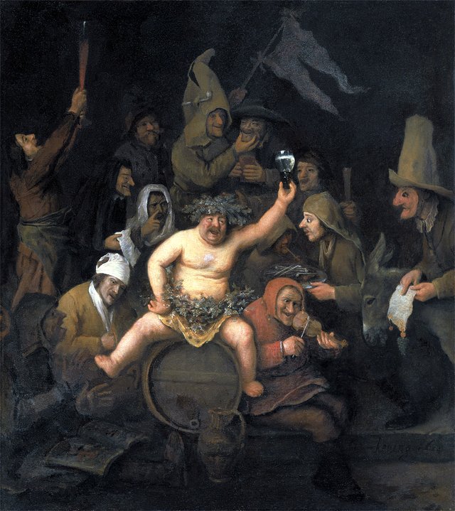 The Feast of Bacchus by Philips Koninck