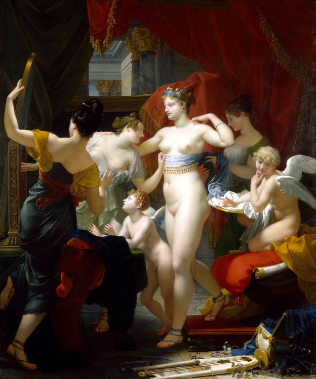 The Toilet of Venus by Jean-Baptiste Regnault