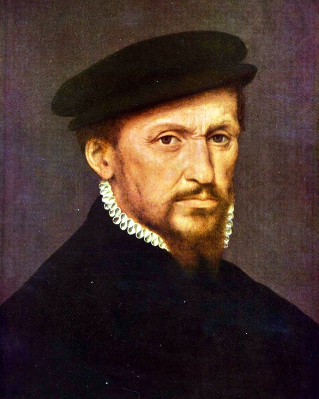 Portrait of an unknown man by Willem Key