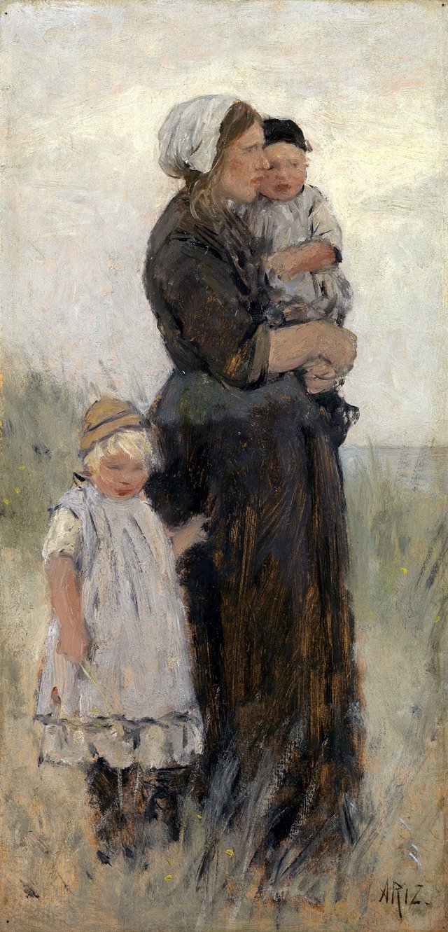 Woman from Scheveningen by David Adolph Constanz Artz