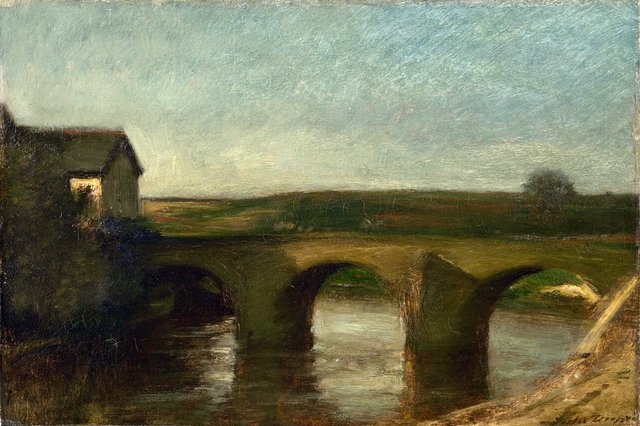 Bridge to L'Isle-Adam by Jules Dupré