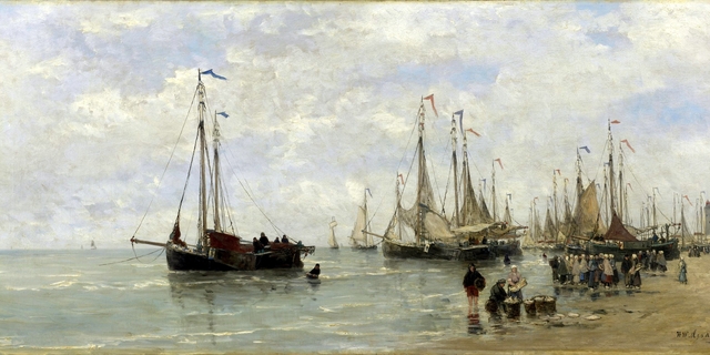 Hollands strandgezicht by Hendrik Willem Mesdag