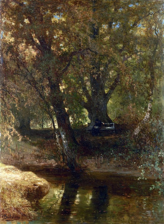 In Oorsprong forest by Johannes Warnardus Bilders