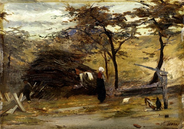 Study after nature by Willem Maris