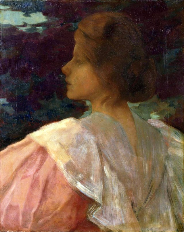 Summer evening by Marinus van der Maarel