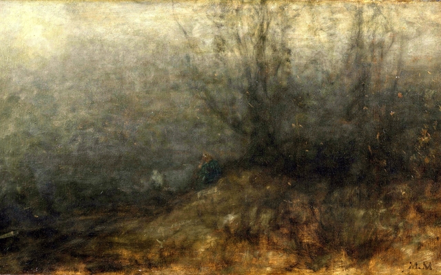 Autumn evening by Matthijs Maris