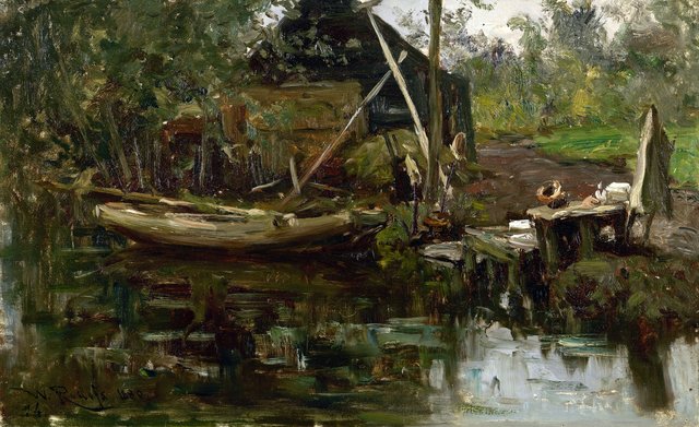 By the farm, Noorden by Willem Roelofs