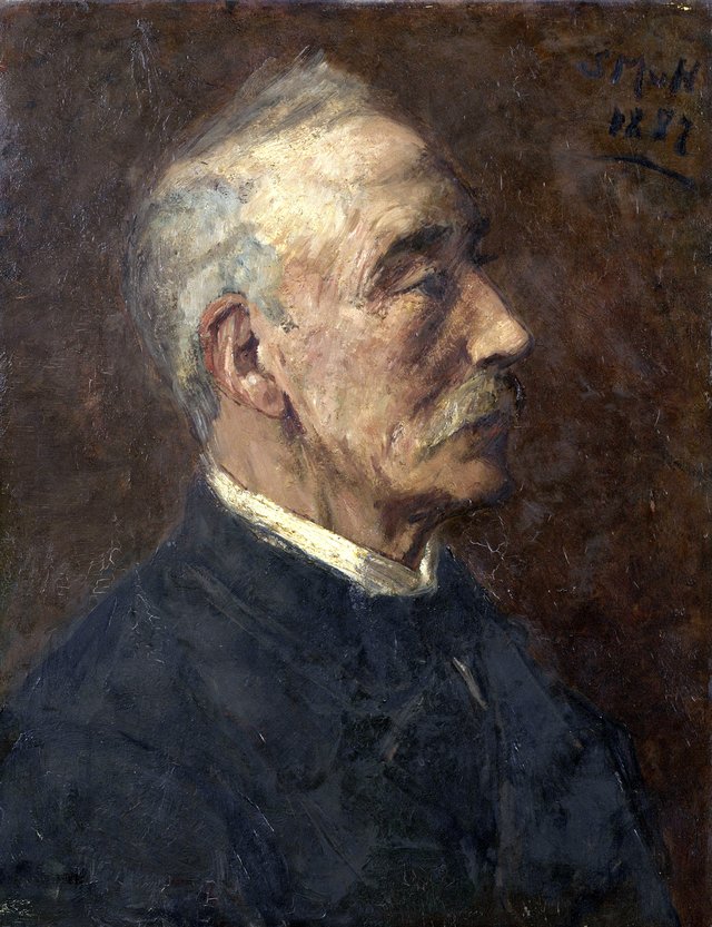 Portrait of Mr Tonkes by Sina Mesdag-van Houten