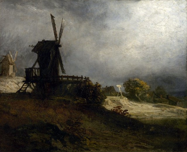 The windmill by Georges Michel