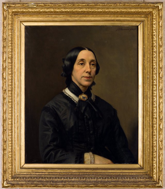 Portrait of Susanna Geertruida Wilhelmina Lewe tot Aduard (1818-1866) by Johan Heinrich Neuman